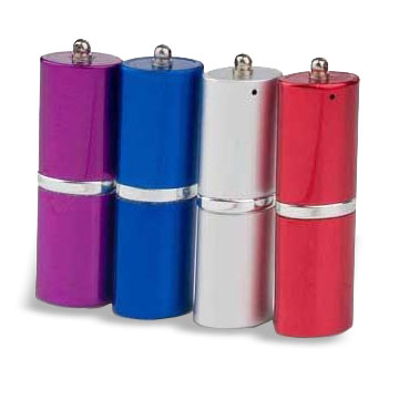metal oval lipstick usb custom laser logo