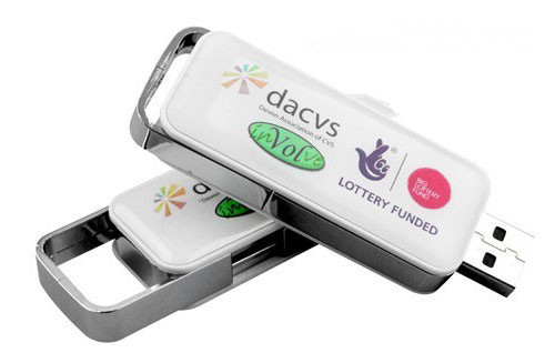 Metal slide style free logo usb flash stick