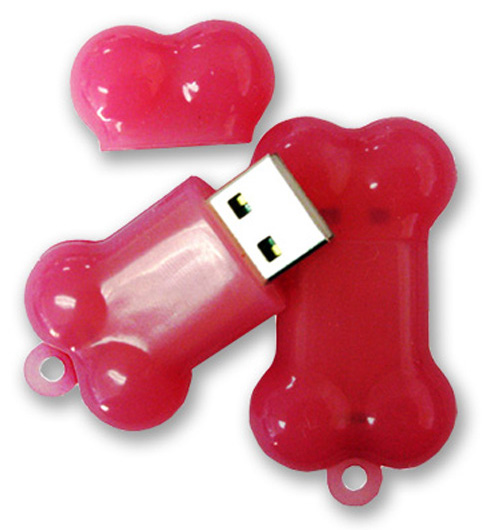 Bone shaped cartoon usb drive