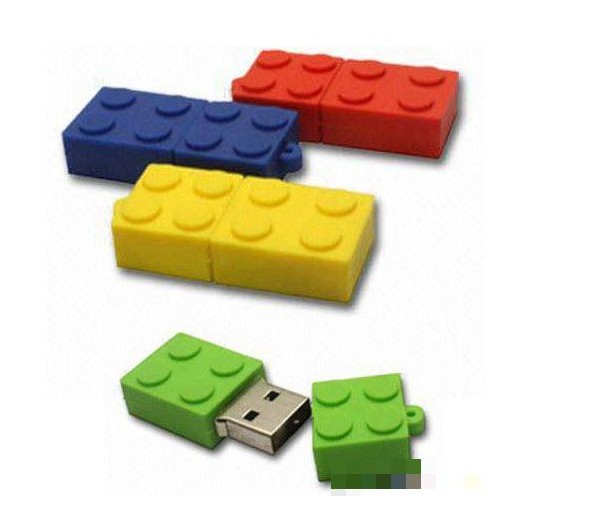 Square plastic usb memory stick