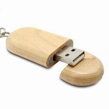 Custom bamboo usb flash drive