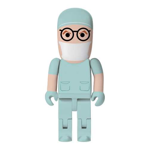 Plastic doctor usb flash drive