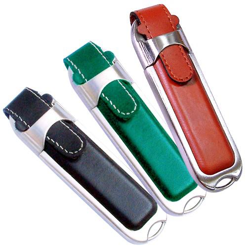 PU leather usb custom embossing logo
