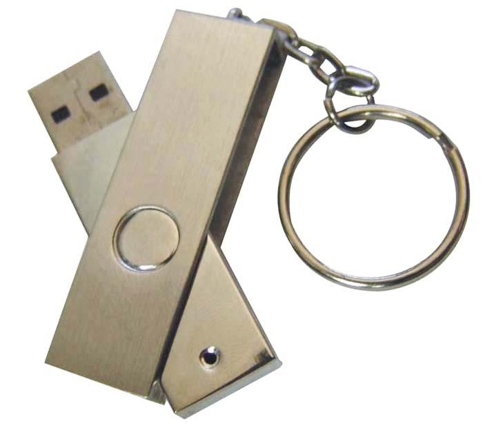 real capacity swivel metal usb flash drive
