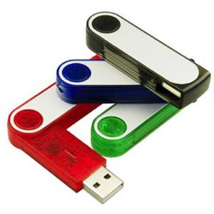 plastic swivel twister style jump drive