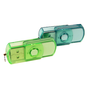 Plastic swivel usb drive