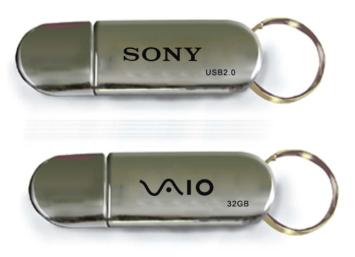 custom logo metal usb flash drive rectangle